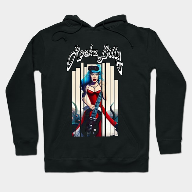 Rockabilly Hoodie by MckinleyArt